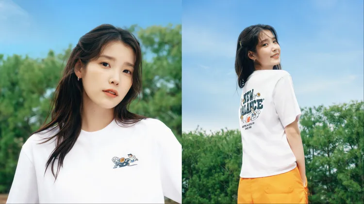 IU化身春遊女神。品牌提供