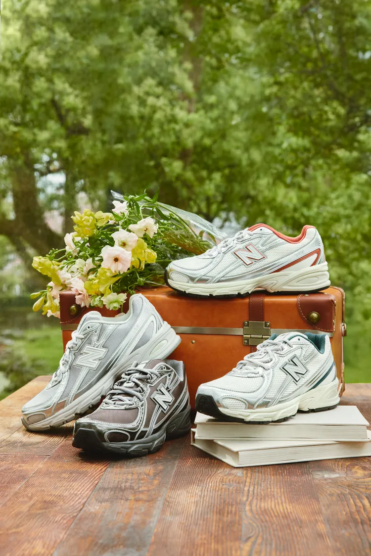 740則延續千禧年代的經典結構，利用開放式網布與流線中底提供透氣性與優異腳感。品牌提供