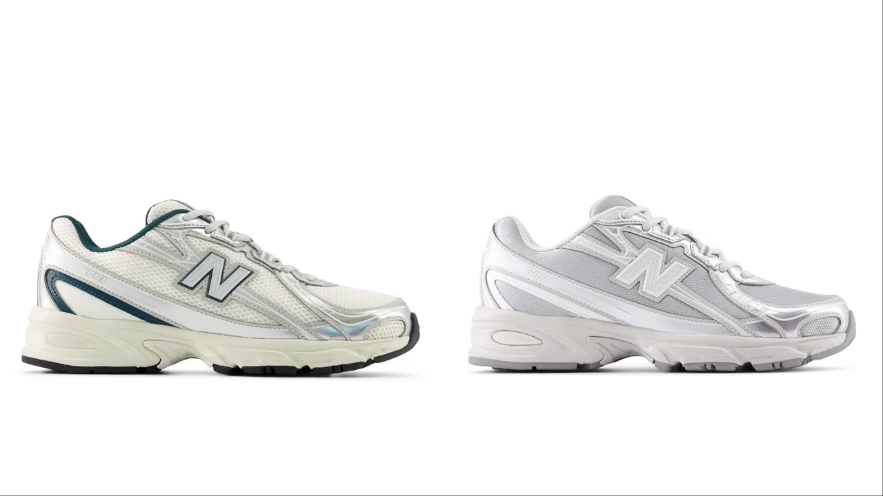 New Balance 740跑鞋，各3280元。品牌提供