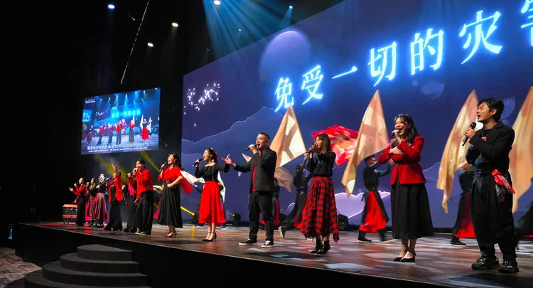 昨晚音樂盛會。藝起發光、蒙福教會提供