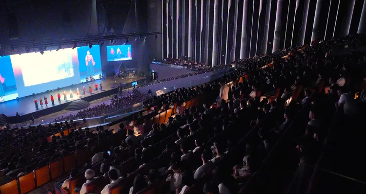 音樂會座無虛席。藝起發光、蒙福教會提供