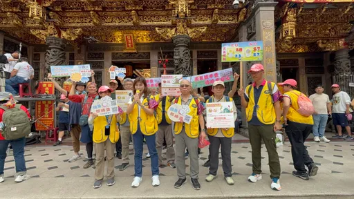 大甲媽祖遶境首日高溫飆31度　氣象署今明途中發禮物