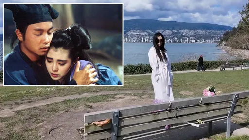 「哥哥」走了23年　王祖賢凝望張國榮紀念長椅：滿滿記憶在心中