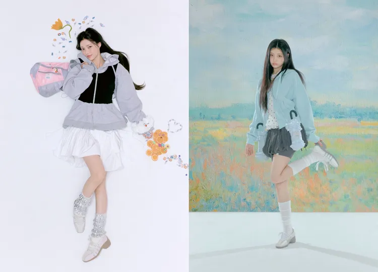 另款聯名鞋是BLISS HEEL LACEUP SNEAKERS繫帶芭蕾舞鞋。品牌提供