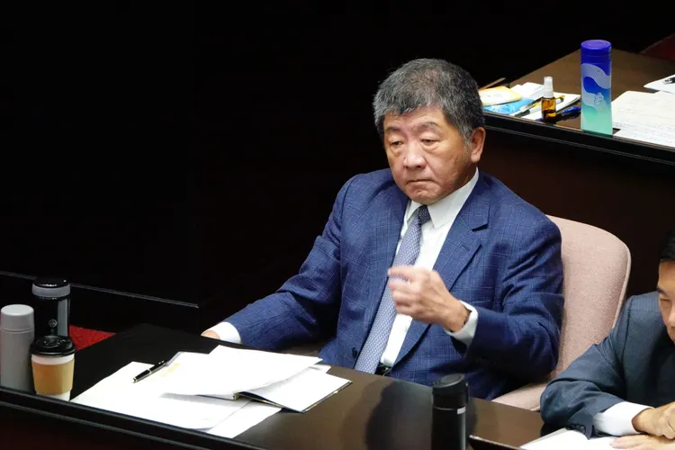 陳時中曾代表民進黨角逐台北市長選舉，最終獲約43.4萬票，敗給現任市長蔣萬安。資料照