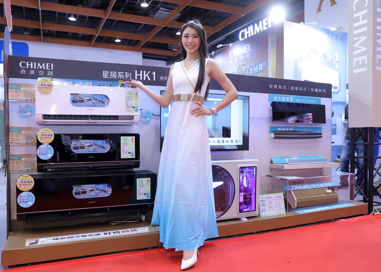 奇美「星揚HK1系列」強調3D進風系統與Cozy Wind輕柔風技術，提供均勻細緻氣流與舒適感。圖/業者提供