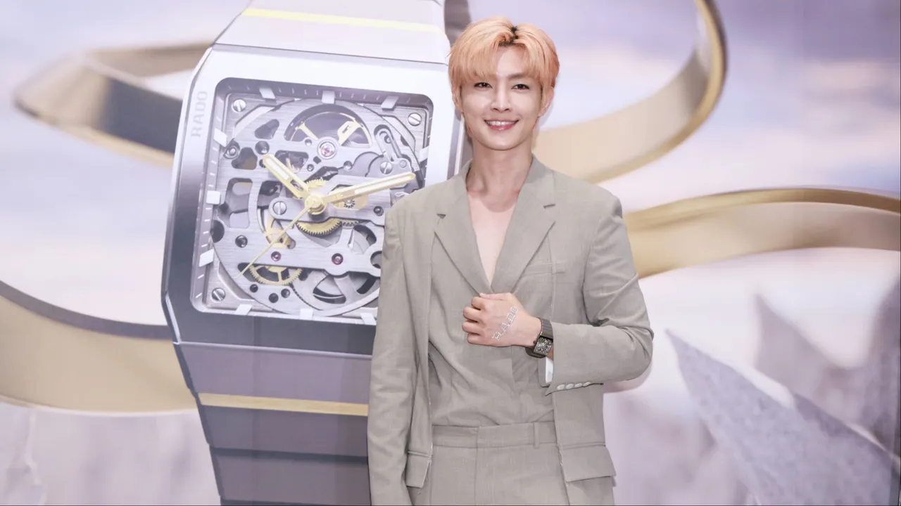 炎亞綸出席RADO新錶發佈會。彭欣偉攝