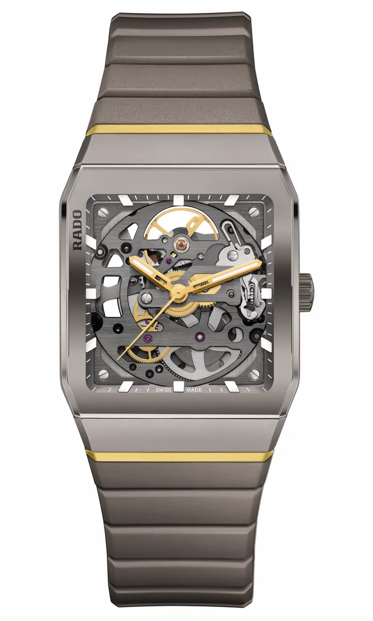 RADO Anatom系列電漿高科技陶瓷鏤空腕錶R10206109，14萬1000元。品牌提供