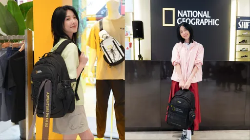 隨吳慷仁赴陸發展？邵雨薇3字避談　套國家地理服飾美美抗烈日