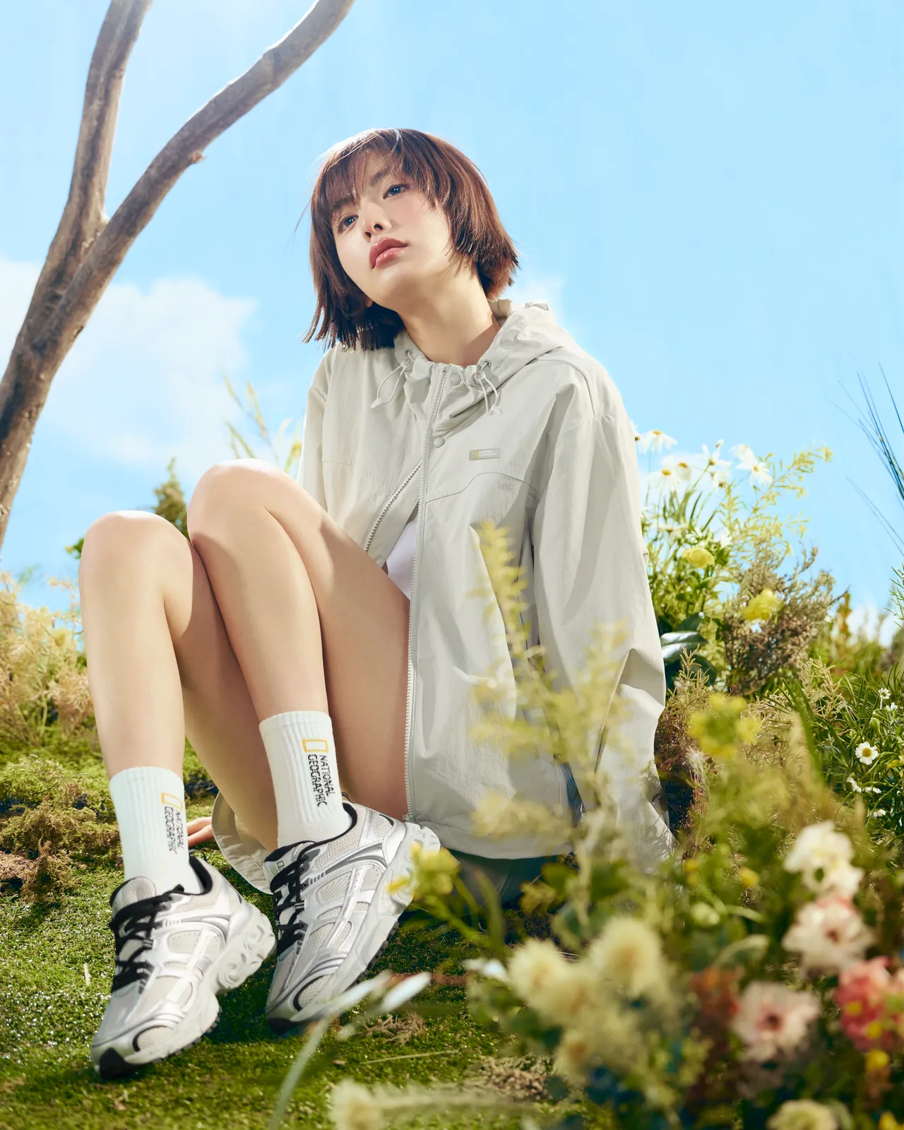 國家地理服飾ADELIE涼感彈性連帽外套，5380元。品牌提供