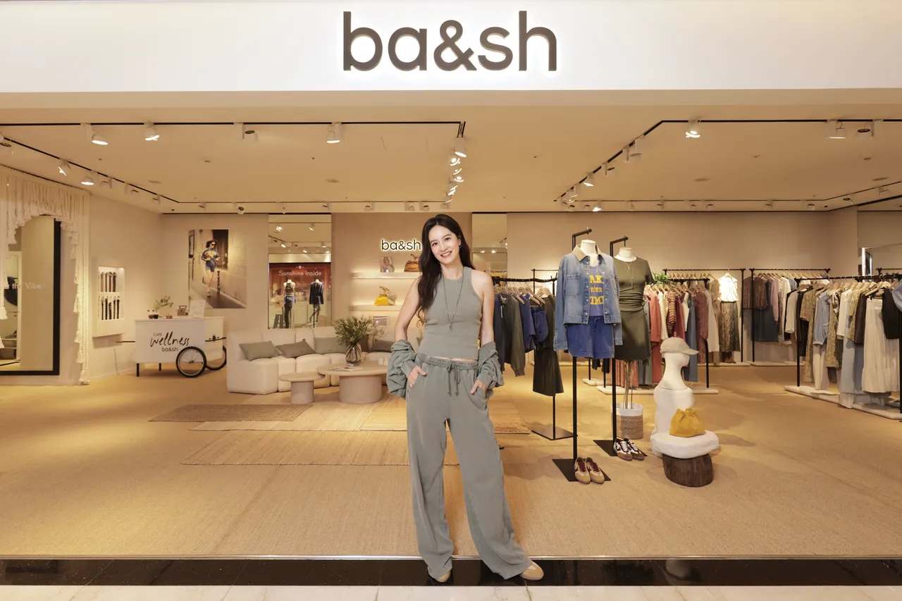 女星Janet今日出席ba&sh 2026 Wellness暨春夏系列發表。品牌提供