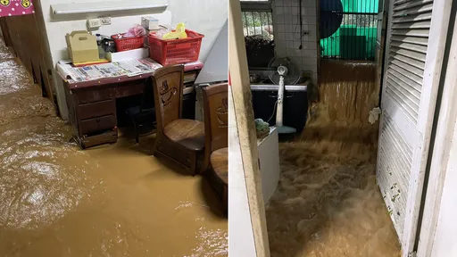 苗栗暴雨｜通霄泥流灌進民宅　造橋人祈求「淹到沒路了別再下」