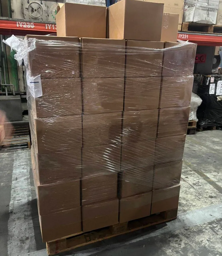 以紙箱運輸的貨物中夾藏K他命。桃園地檢署提供