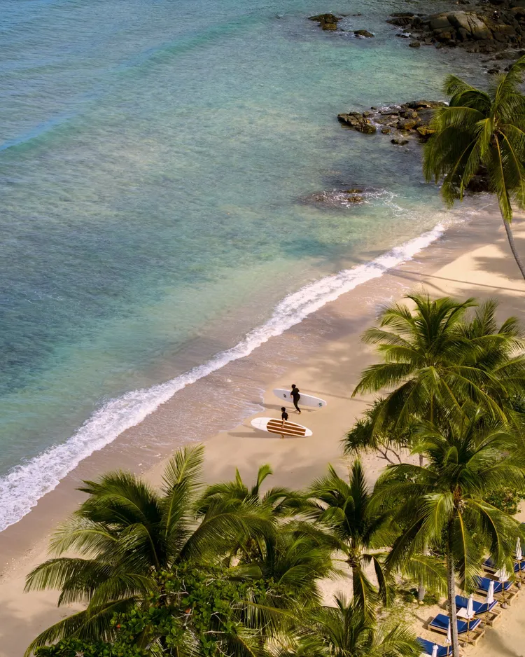 Trisara度假村坐落普吉島西北海岸，隱世海景與私人泳池打造靜謐度假氛圍。業者提供