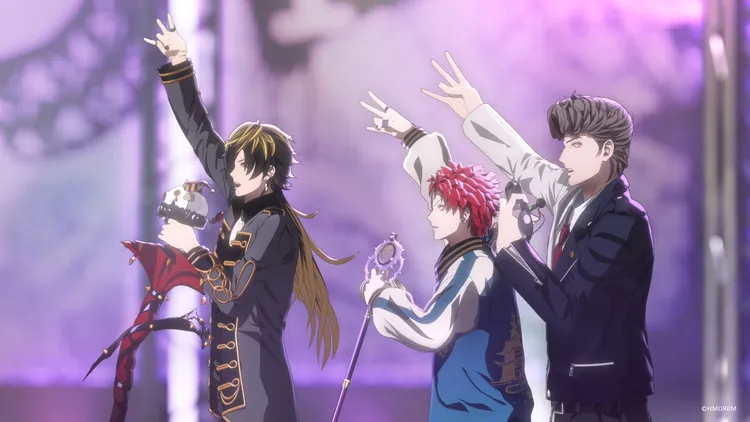 名古屋代表「Bad Ass Temple」由四十物十四（左起）、波羅夷空卻、天國獄點燃最燥饒舌風暴。甲上提供