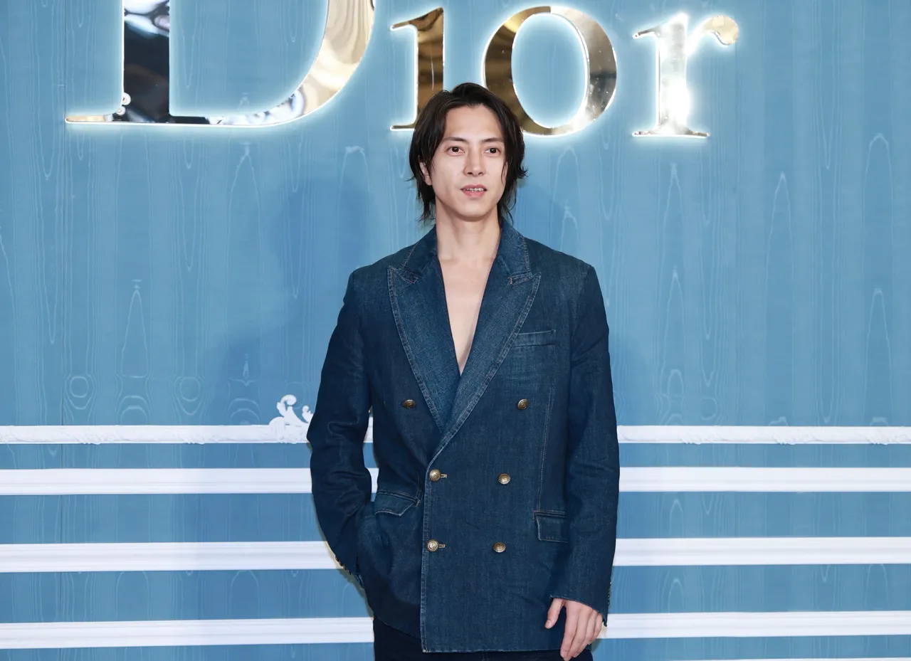 山下智久造訪在台北101的Dior期間限定店。彭欣偉攝