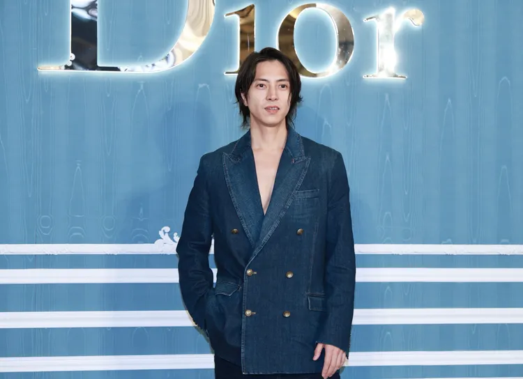 山下智久造訪在台北101的Dior期間限定店。彭欣偉攝