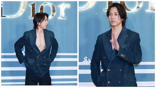 山下智久台北放送大胸肌　訪Dior期間限定店喊想逛街