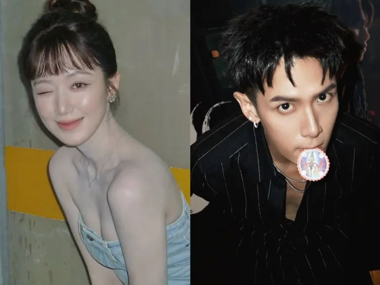 舒華傳出已見過柯震東爸媽。左翻攝舒華IG、右翻攝柯震東IG