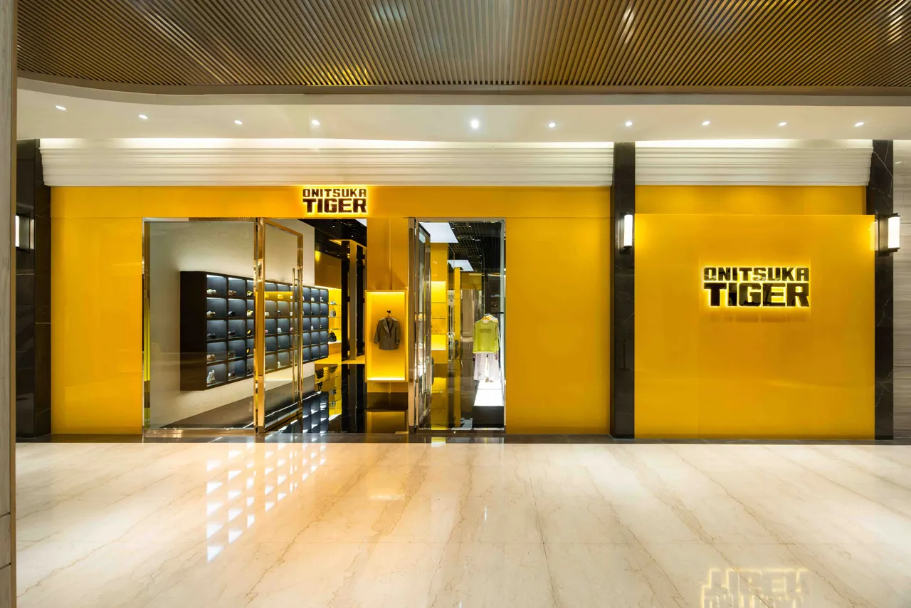 鬼塚虎微風南山概念店。品牌提供