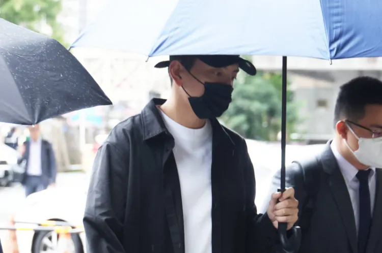 王大陸曾為閃兵案出庭。讀者提供