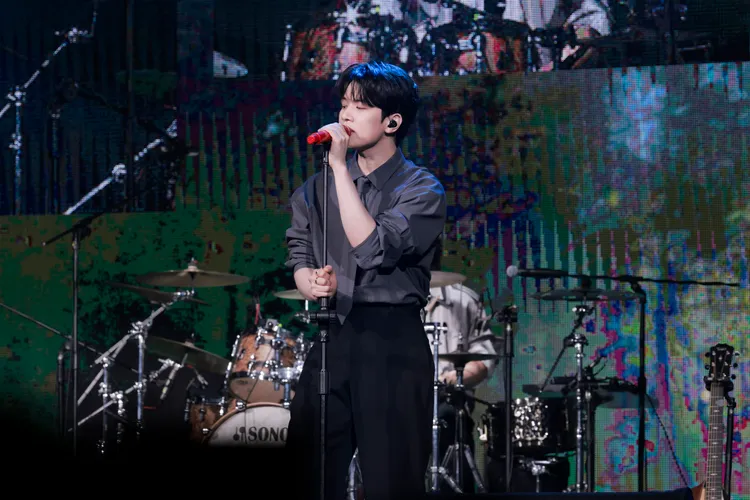 柳會勝重現《PRODUCE 101》第2季的表演。SHOWOFFICE提供