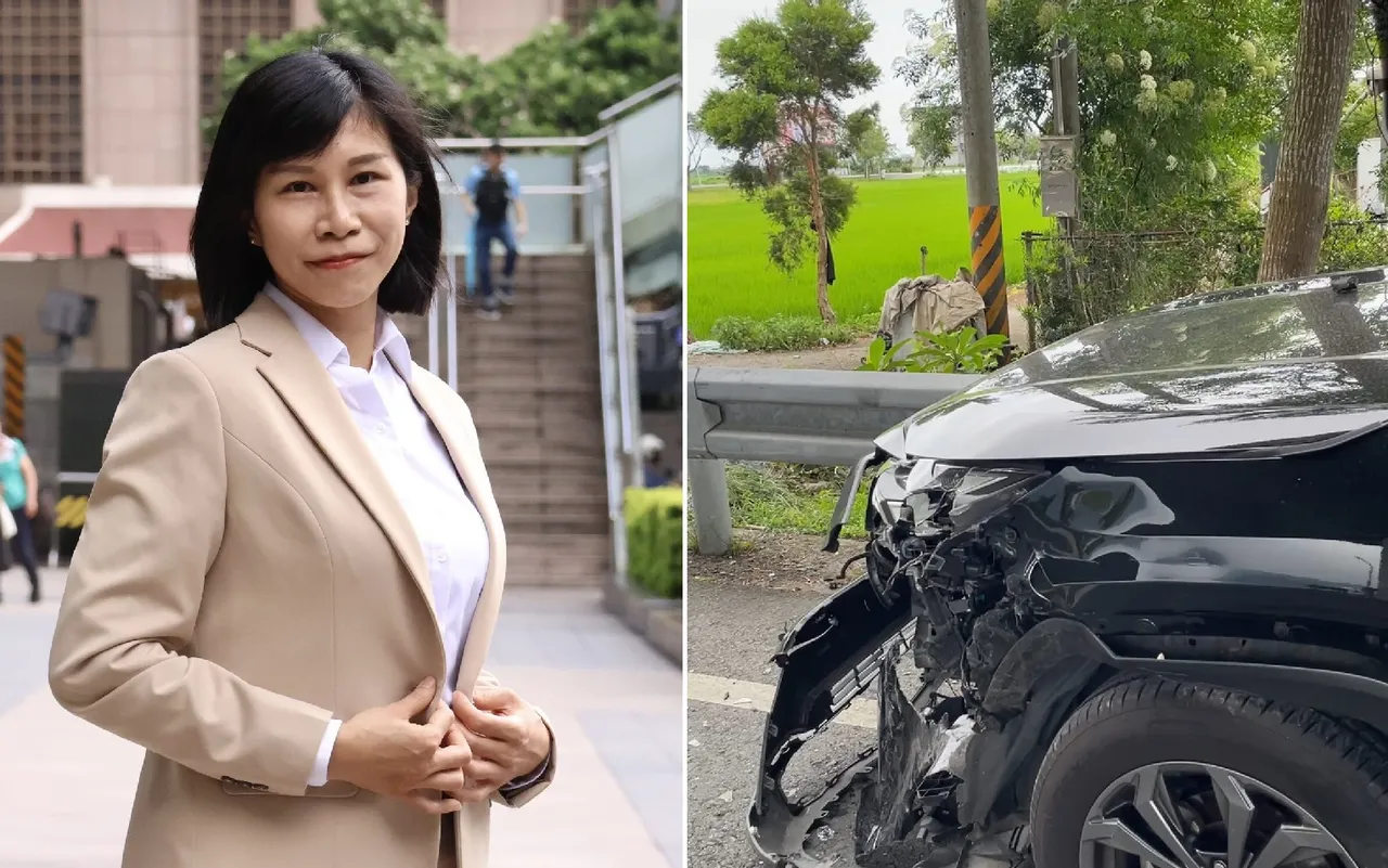 呂秋遠孩子的媽出車禍！遭無照酒駕男衝撞　林沄蓁母女受傷