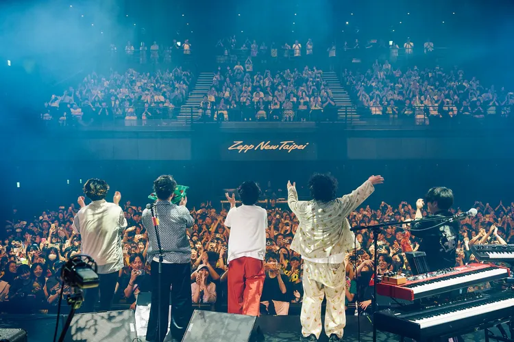 通心粉鉛筆昨晚被安可聲感動，臨時加碼安可曲。Daisuke Sakai提供