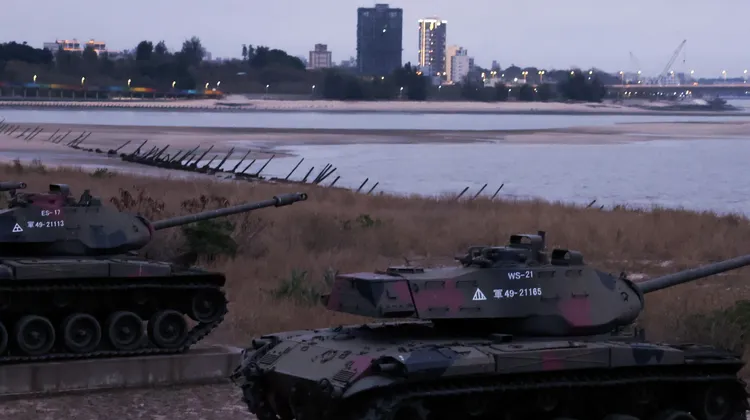 金門海灘。路透社