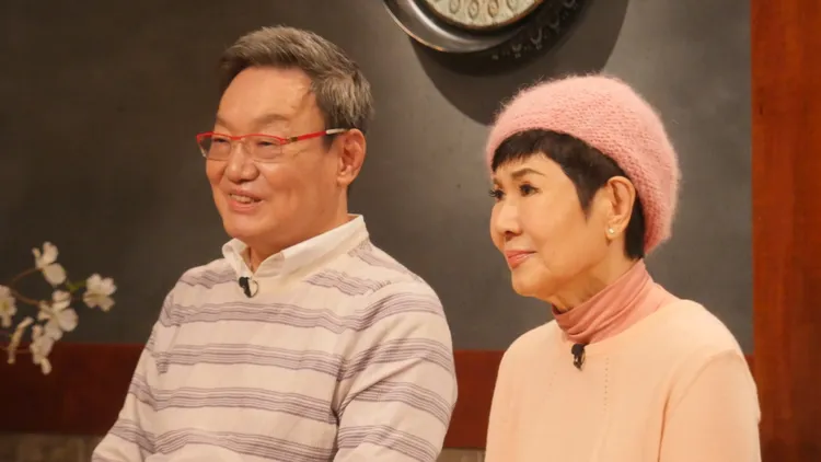 蘇起、陳月卿夫婦接受《大雲時堂》專訪。資料照，MOMOTV提供