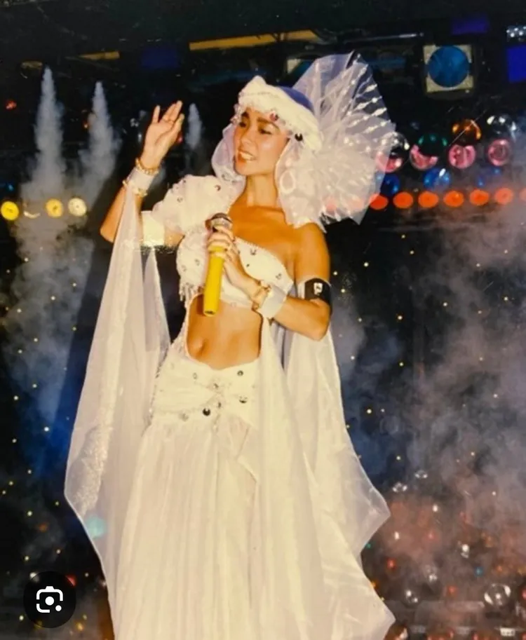 陳美鳳以往被封為「黑珍珠」。翻攝陳美鳳臉書