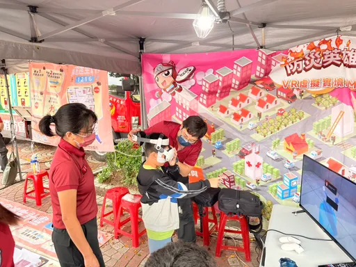 提升全民防災防火意識　北市消防局大安森林公園宣導