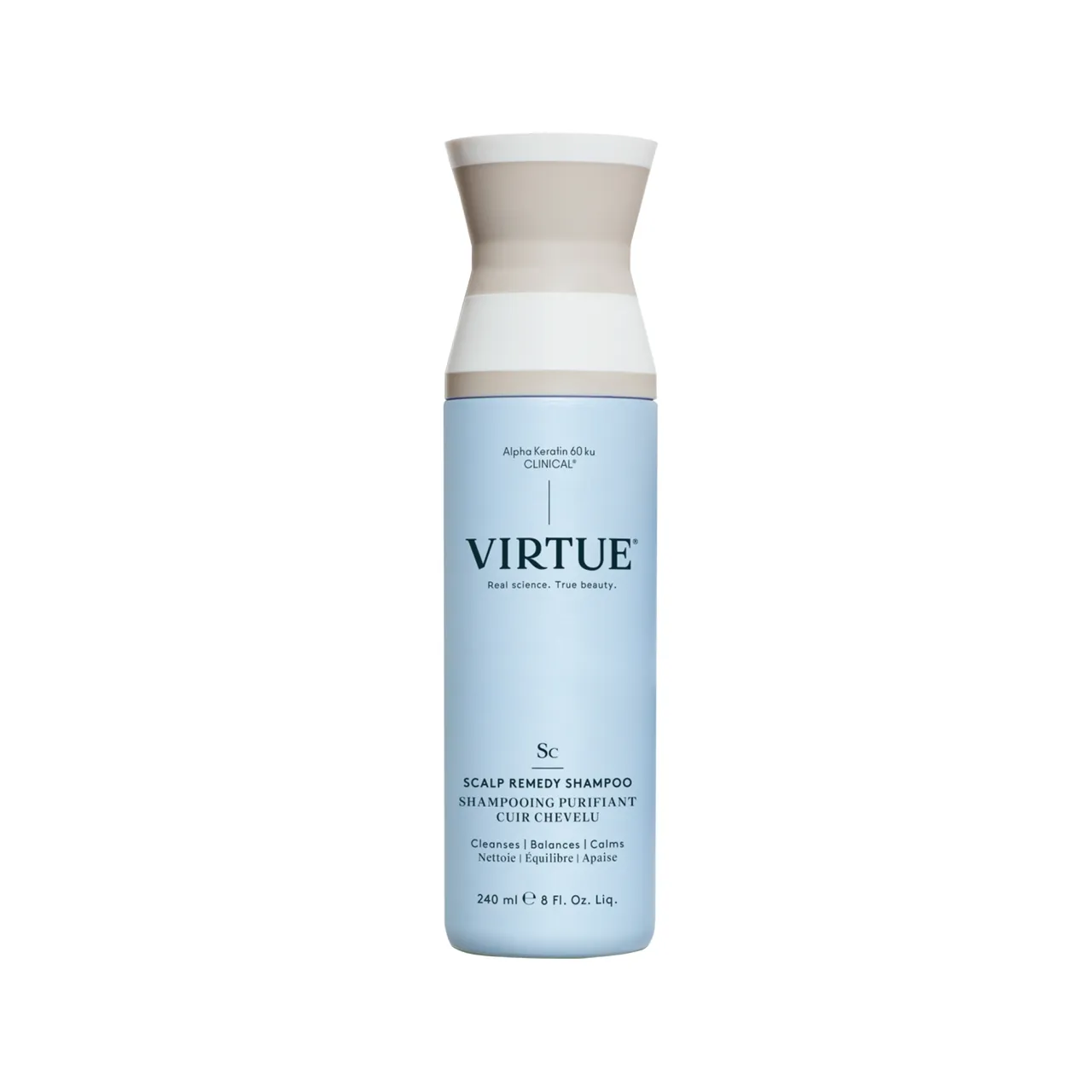 Virtue髮肌平衡洗髮精，240ml／1680元。品牌提供