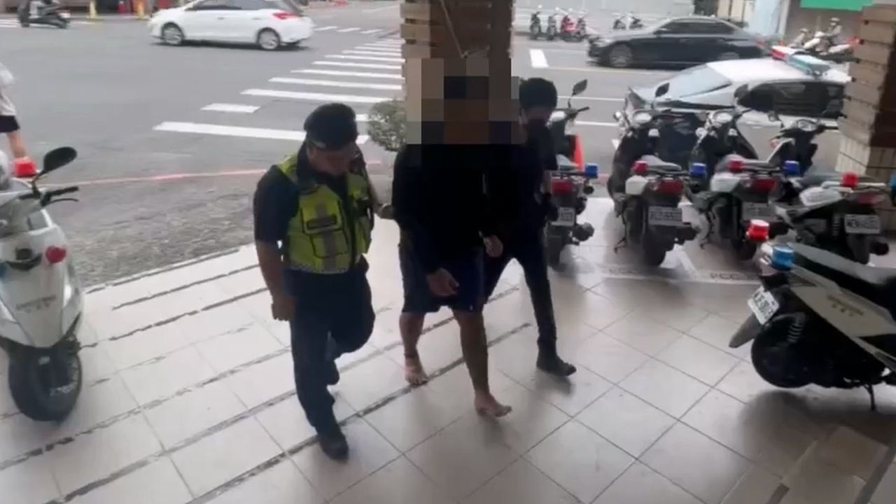 屏東醉男公園旁滋擾追逐民眾!警方迅速制伏送辦