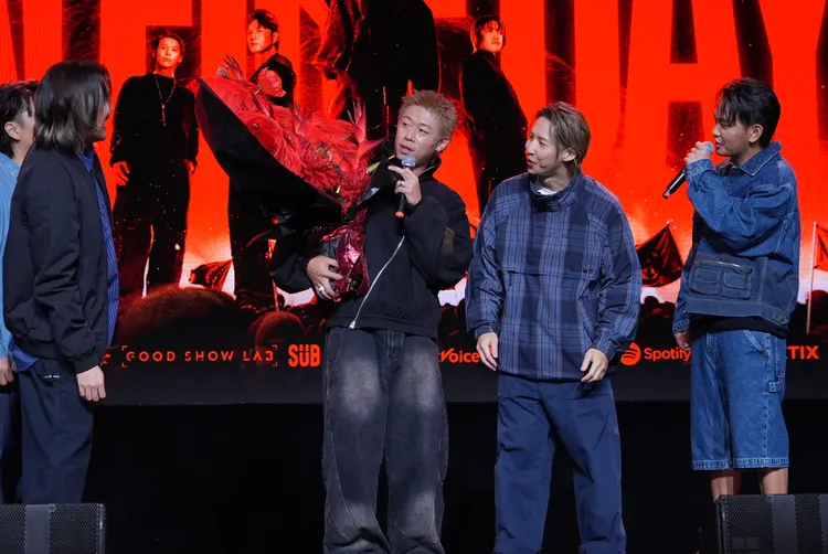 玖壹壹健志（左二）以過來人分享攻蛋經驗。彭欣偉攝