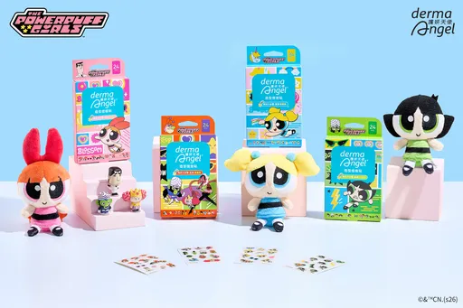 護妍天使推超萌飛天小女警痘痘貼　反派魔人啾啾湊熱鬧