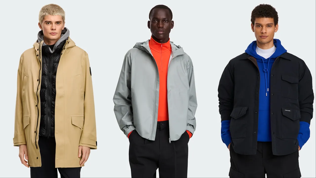 Canada Goose Barclay防雨衣（左起）3萬1100元、Horizon防雨夾克2萬4200元、Legacy 襯衫外套3萬4600元。品牌提供
