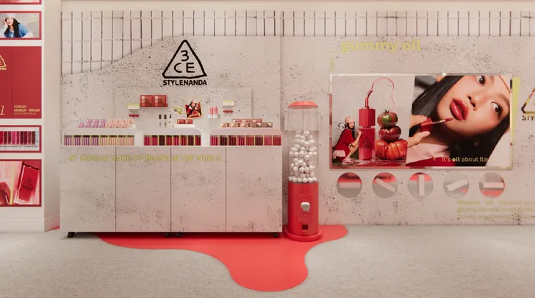 3CE Beauty Diner全台首間快閃店。品牌提供