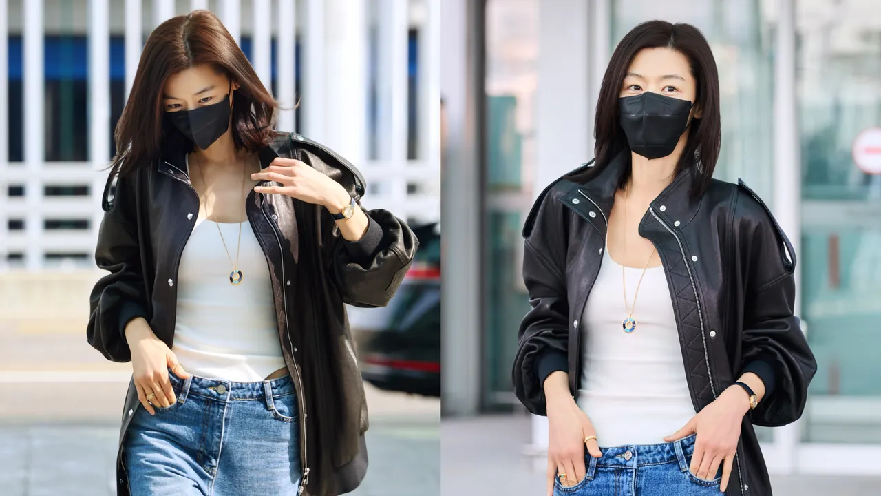 女神全智賢以伯爵大使身分，搭機前往日內瓦參加Watches & Wonders鐘錶與奇蹟高級鐘錶展。品牌提供
