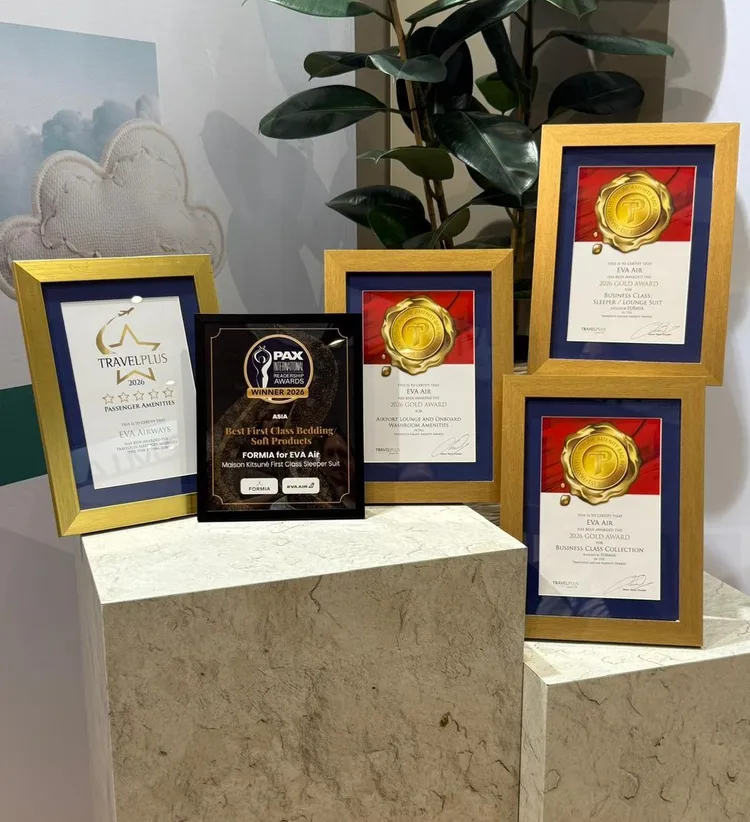 這次從TravelPlus和PAX International雜誌所舉辦的頒獎典禮中，一次獲6項大獎。長榮航空提供