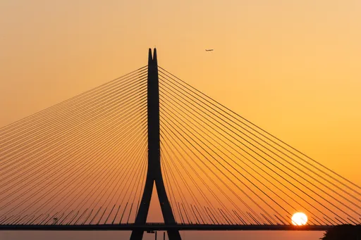 登橋賞青山夕陽！　淡江大橋通車前夕推野餐日活動