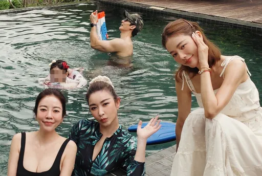 許維恩三姊妹旅行　「美的像P上去」！網驚呼三仙女下凡