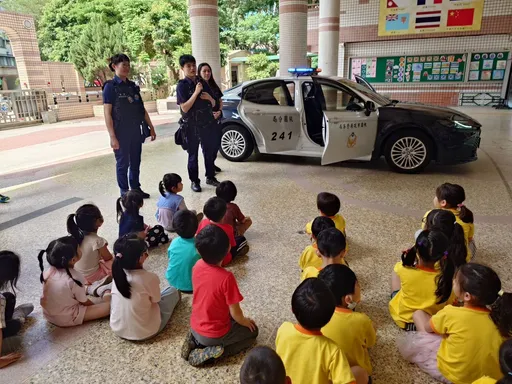 警察哥哥姊姊來了！　同安國小幼童體驗波麗士日常
