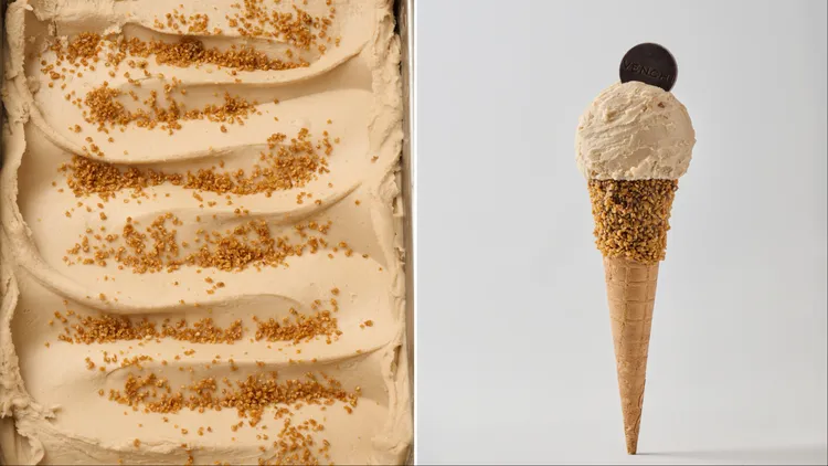 「米漿Gelato」以濃郁米香為基底，結合花生與芝麻的濃郁堅果香氣。品牌提供