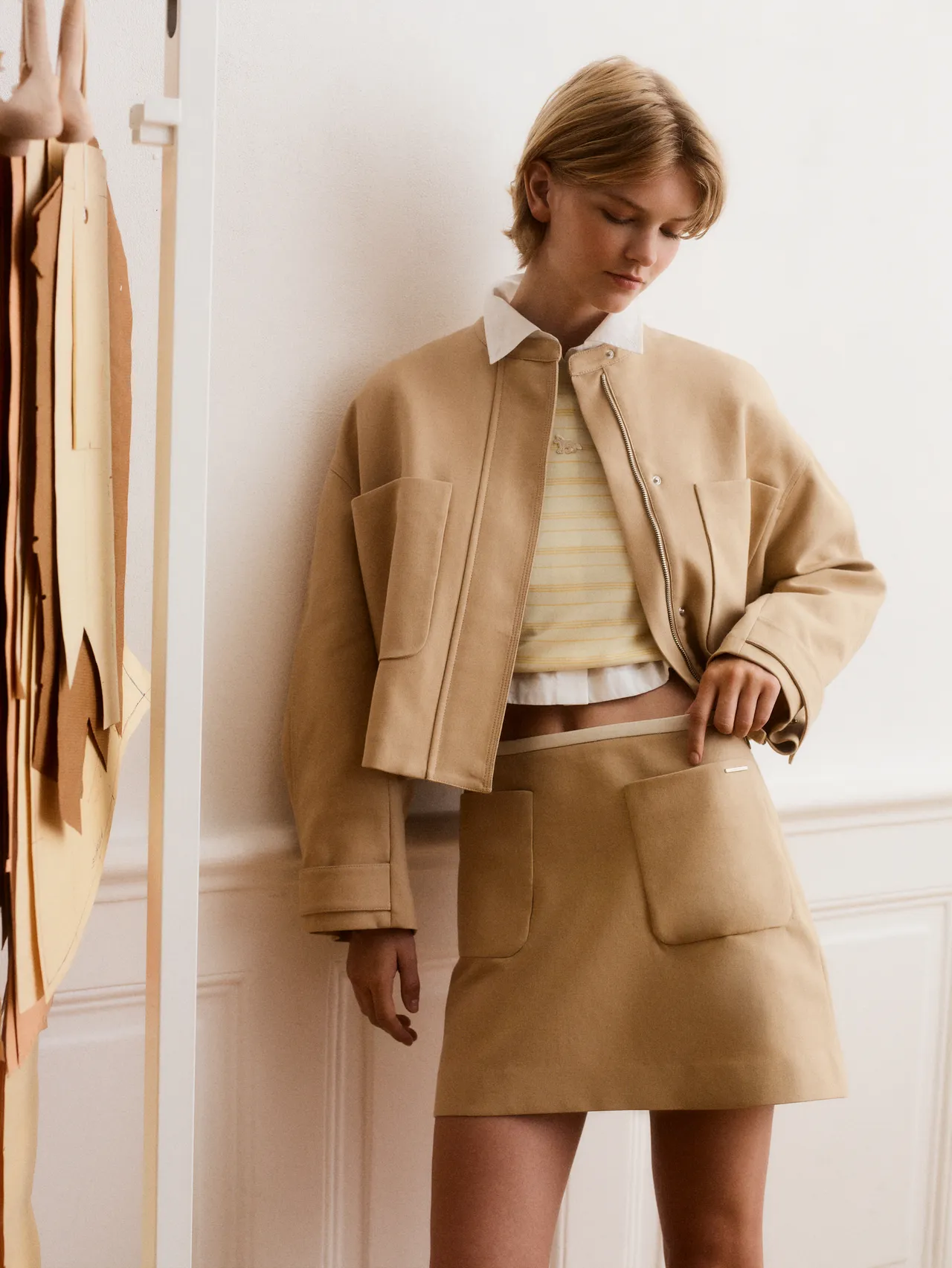 女裝系列在硬挺結構與輕盈流動間切換。品牌提供