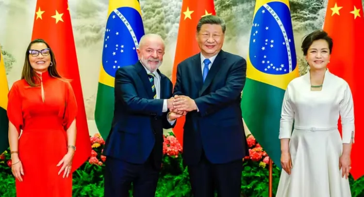 巴西總統魯拉與習近平在2024年簽署聯合聲明，重申台灣是中國領土不可分割的一部分。示意圖取自新華社