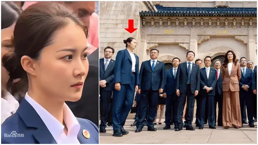 鄭麗文隨扈氣場強大　「中國第一女保鑣」身分曝光