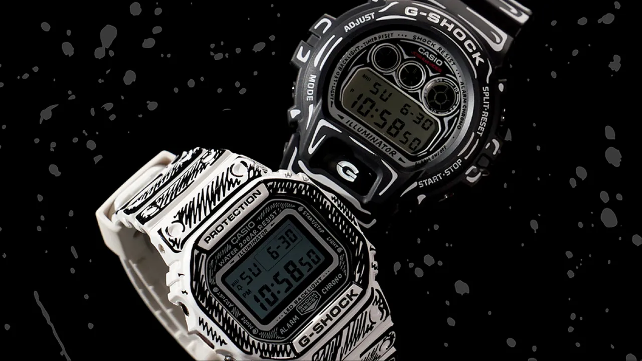 G-SHOCK推出漫畫風格的聯名錶。品牌提供