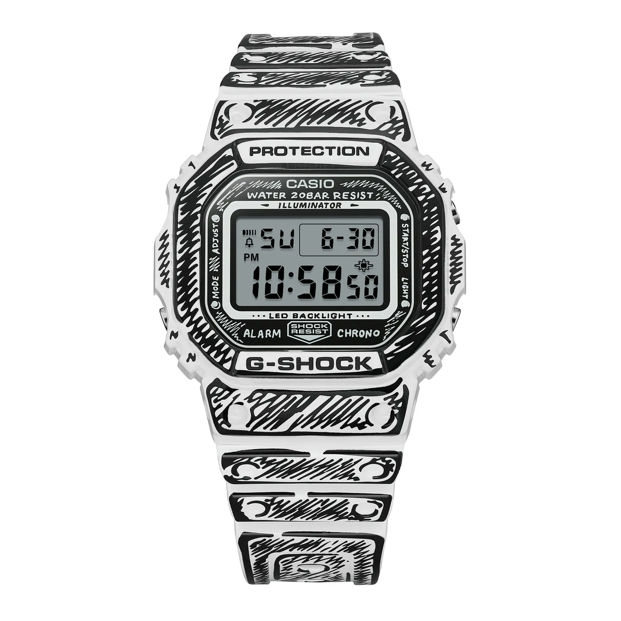 G-SHOCK X Joshua Vides聯名錶DW-5600JV-7，4200元。品牌提供