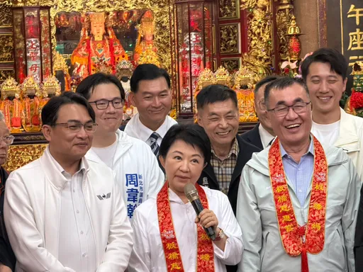 藍營最強母雞出動！盧秀燕今輔選李四川笑喊「小川哥」　曝3個小秘密